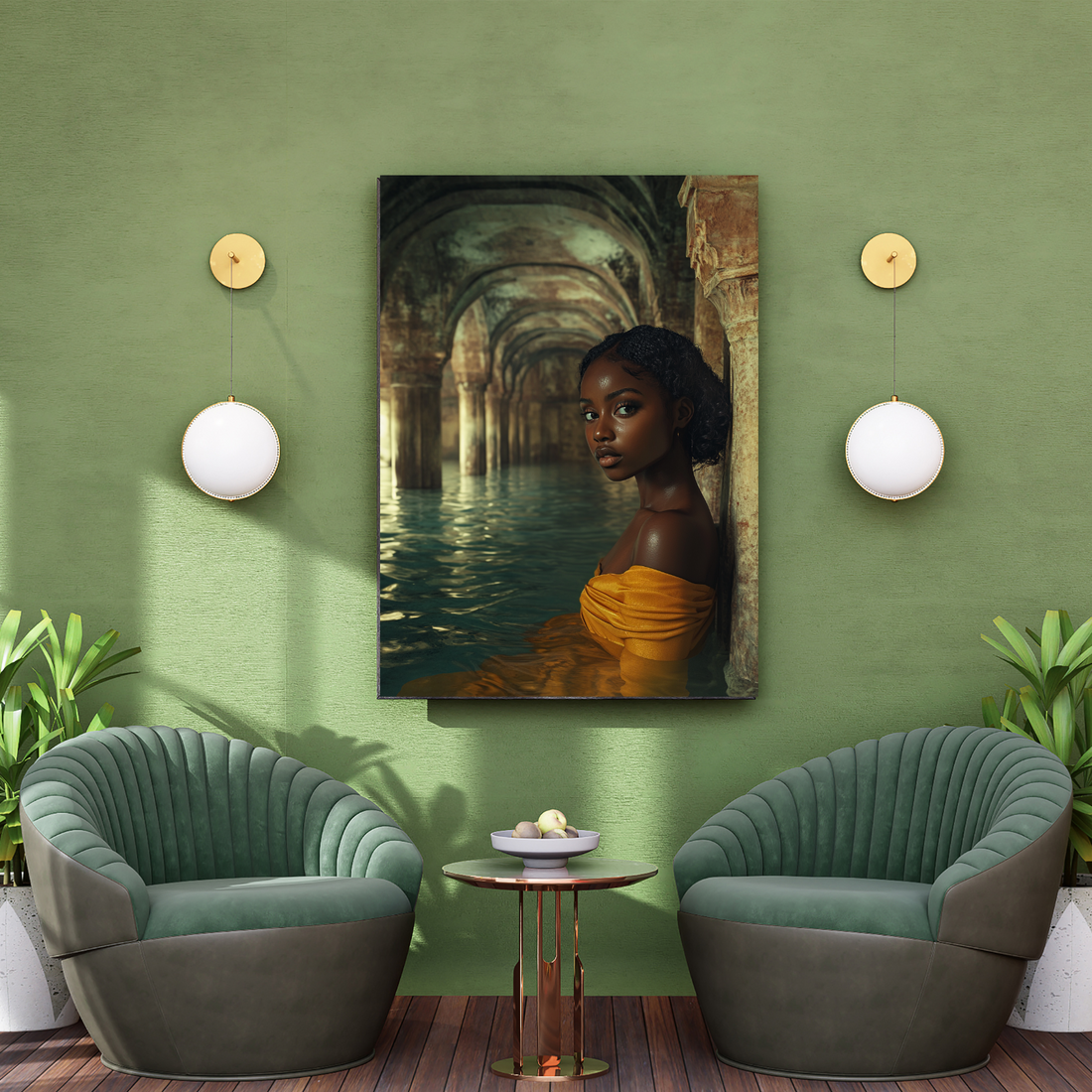 Vintage Glam - Elegant Women in Timeless Hues