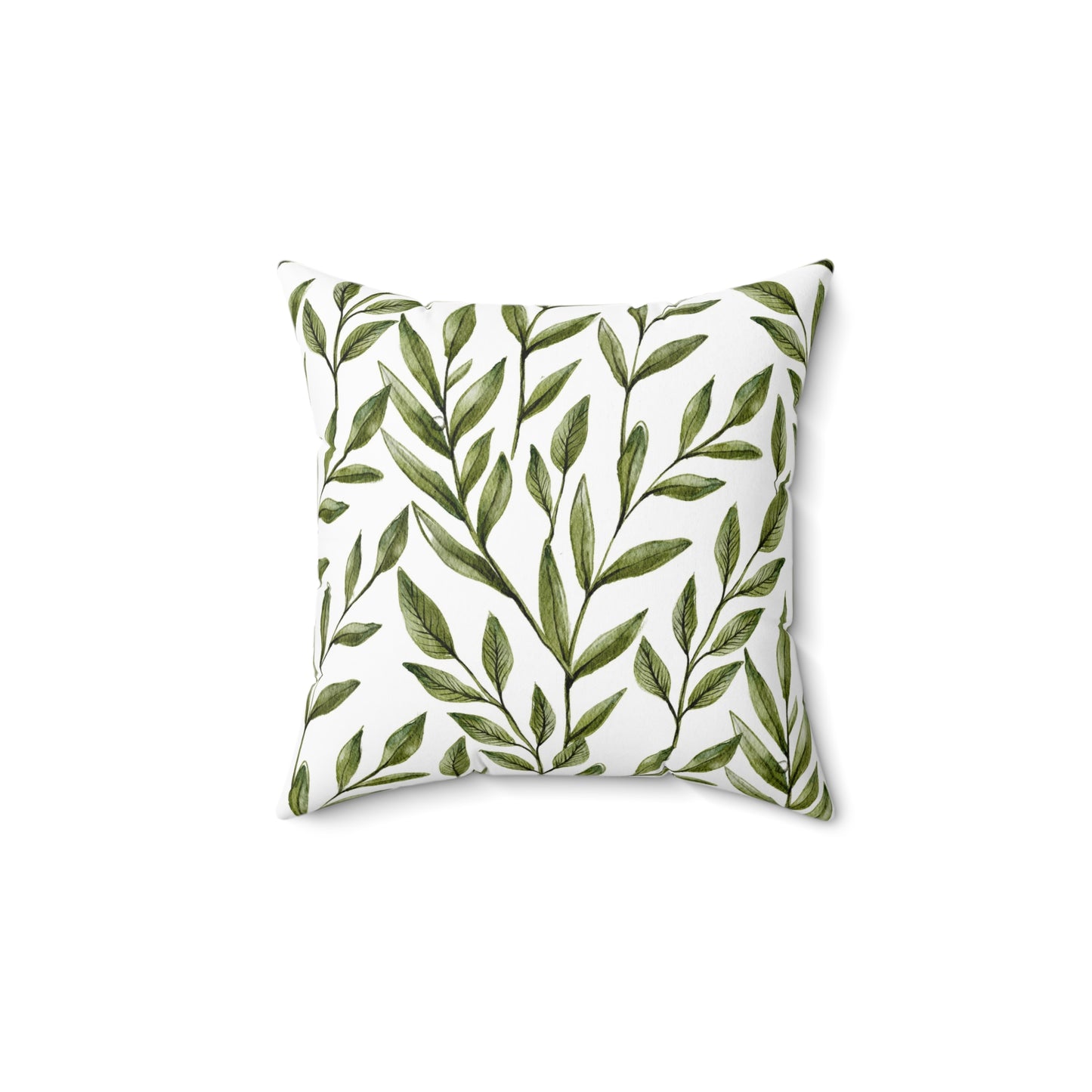 Black Woman, Yellow Bird & Flowers Art | Square Pillow with Zipper | 4 sizes