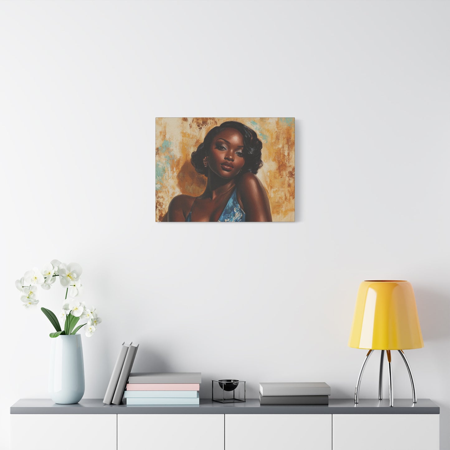 Vintage African American Glamour Canvas Art | Sunkissed