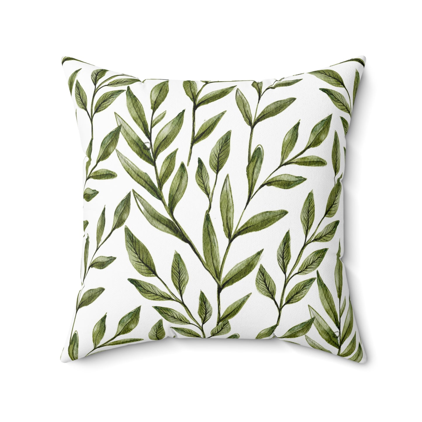 Black Woman, Yellow Bird & Flowers Art | Square Pillow with Zipper | 4 sizes