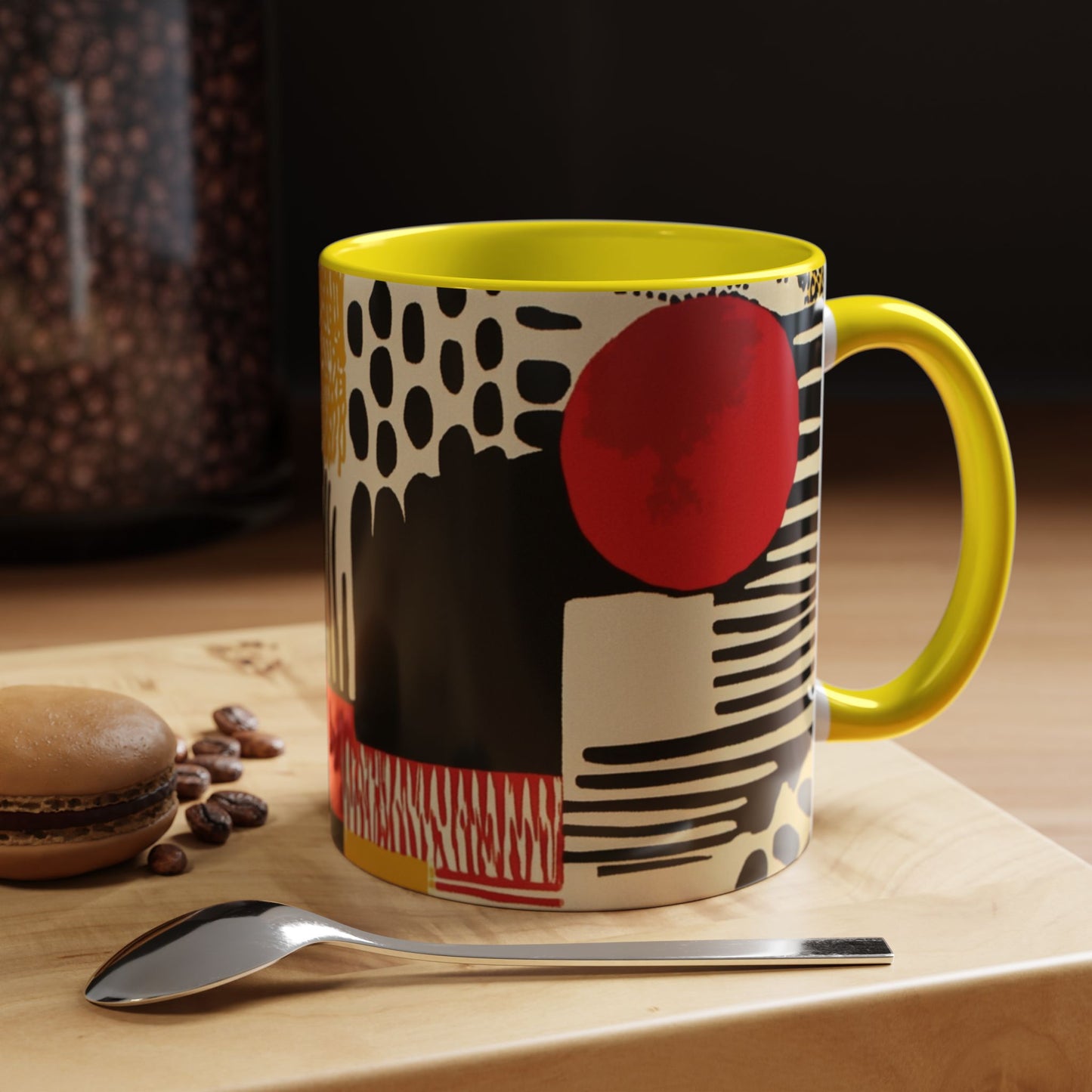 Modernist Textile Pattern Mug - 11oz