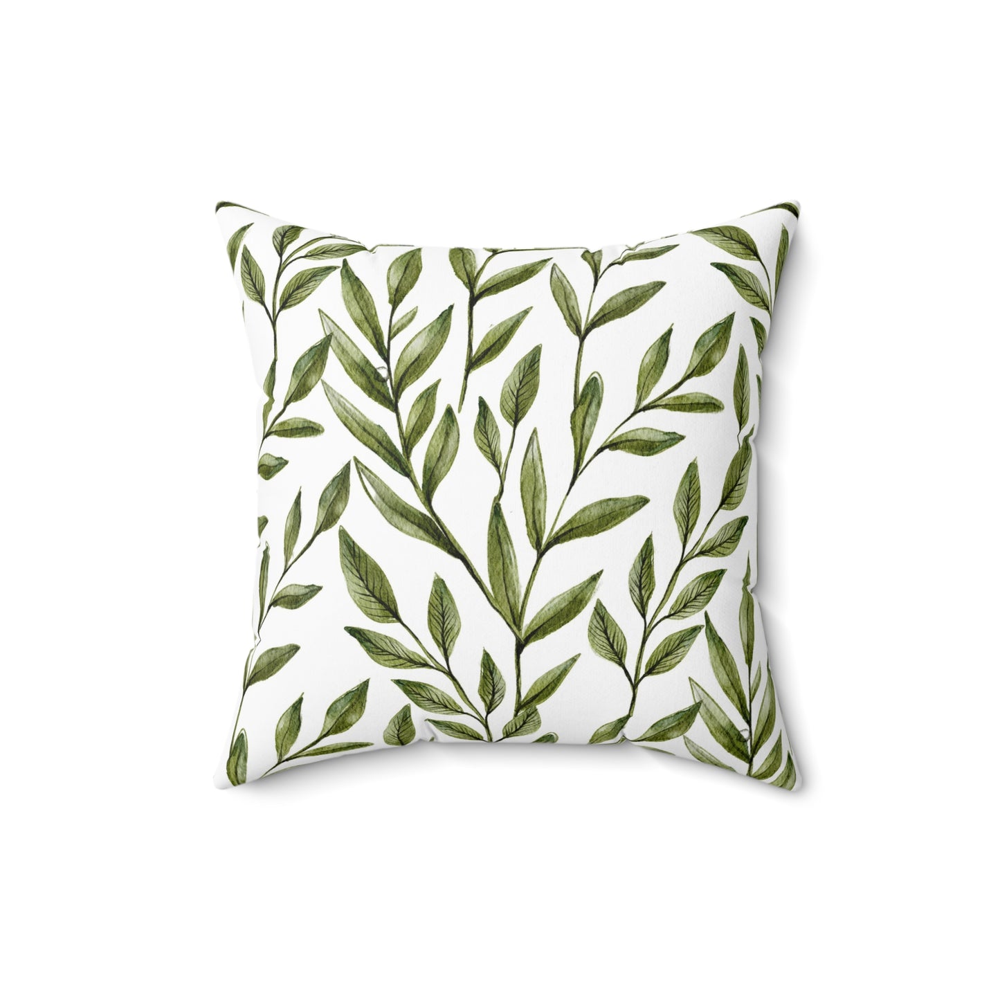 Black Woman, Yellow Bird & Flowers Art | Square Pillow with Zipper | 4 sizes