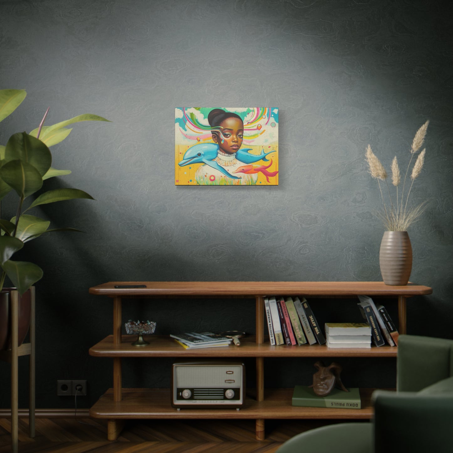 Vibrant Canvas Art for Nursery, Living Room or Hallway, Pastel