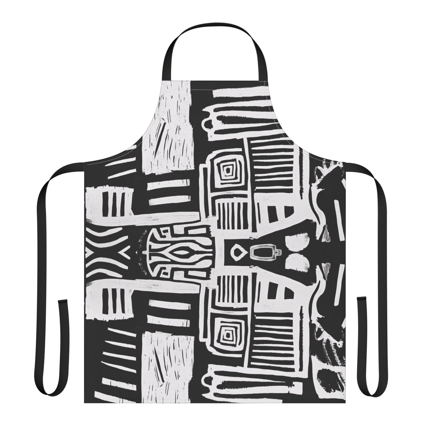 Monochrome - Black & White Apron - Kitchen Lovers and Crafters