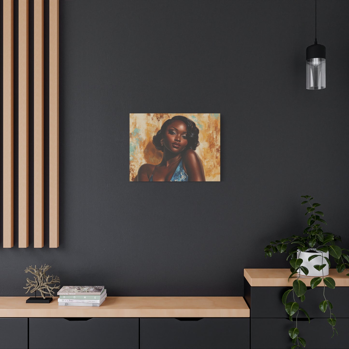 Vintage African American Glamour Canvas Art | Sunkissed