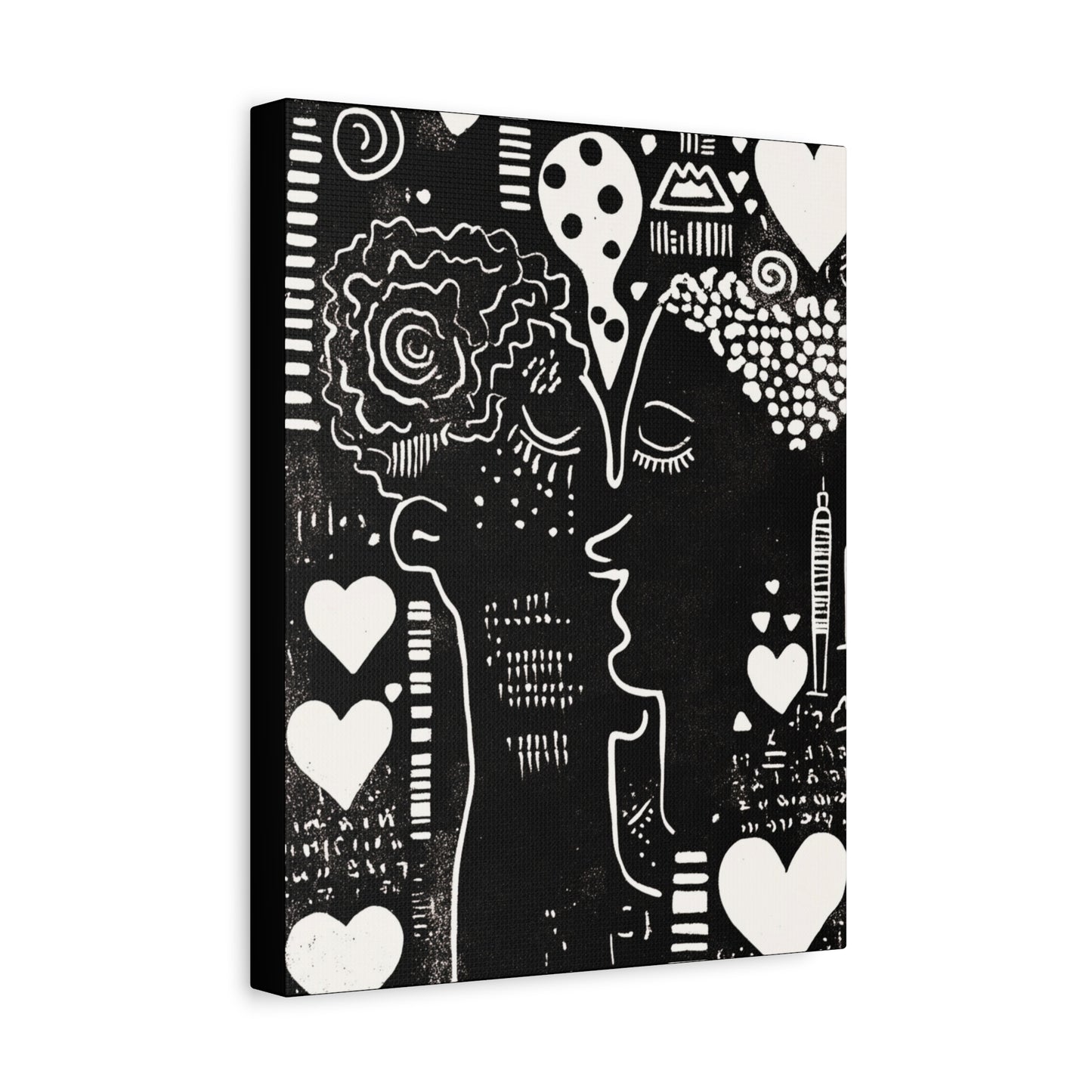 Black & White Canvas Wall Art | Love & Nostalgia
