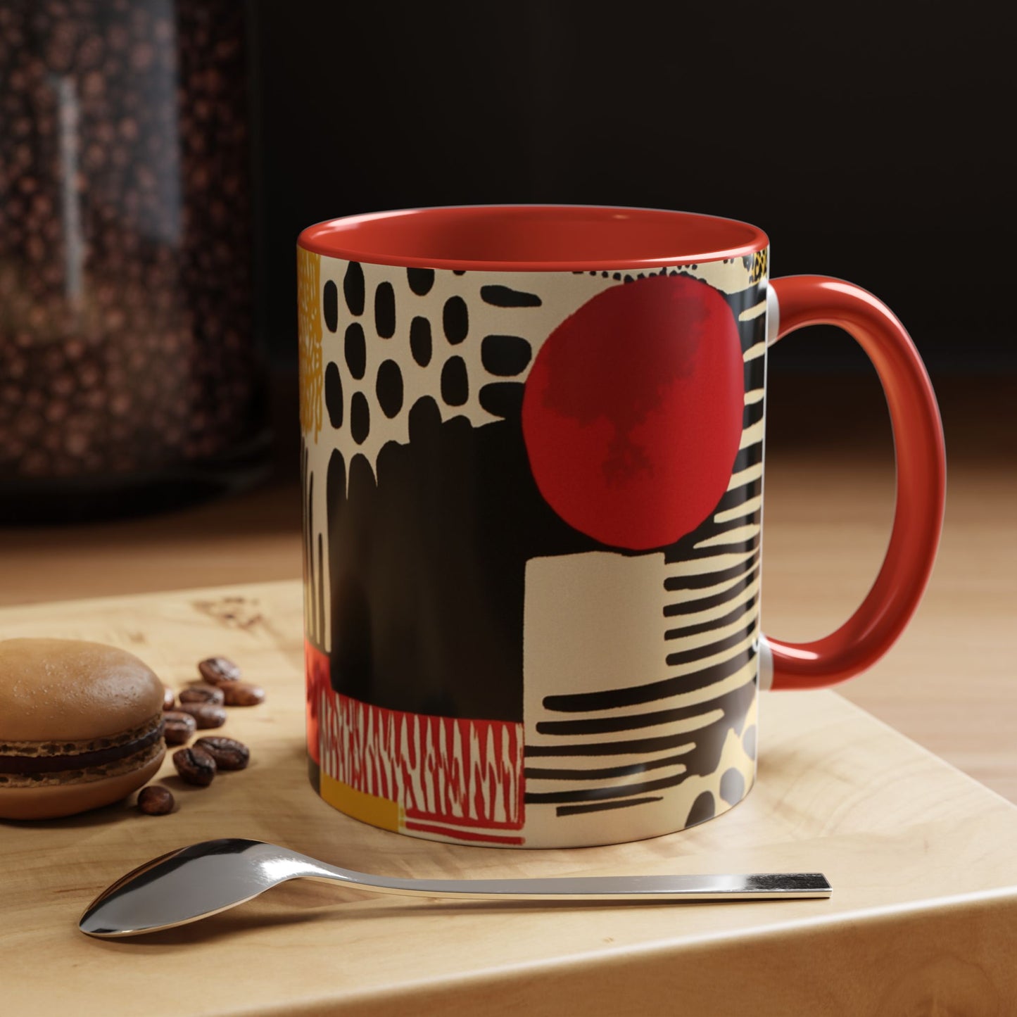 Modernist Textile Pattern Mug - 11oz