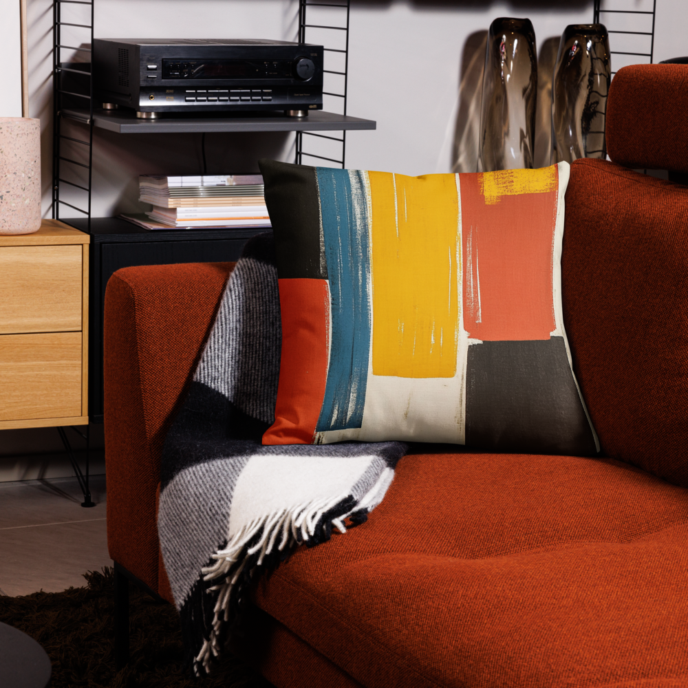 Vibrant Pattern Pillow – Eye-Catching Accent Pillow for Living Room and Home Decor