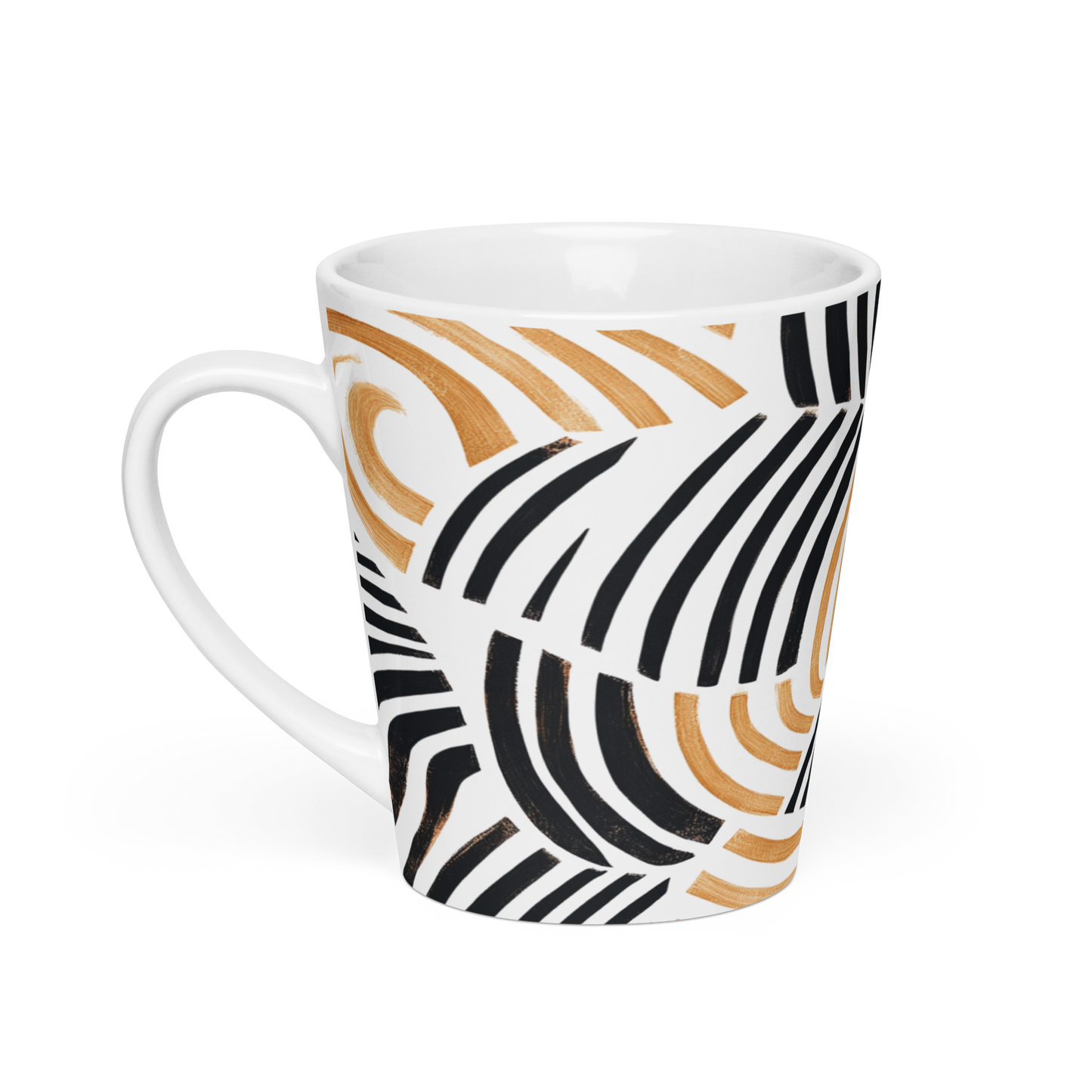 Creative Patterned Ceramic Mug – Great Gift for Art Lovers