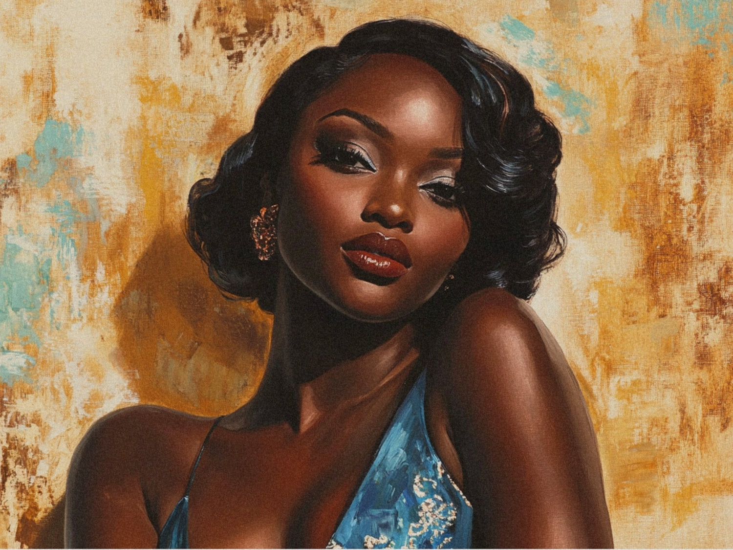 Vintage Glam Canvas
