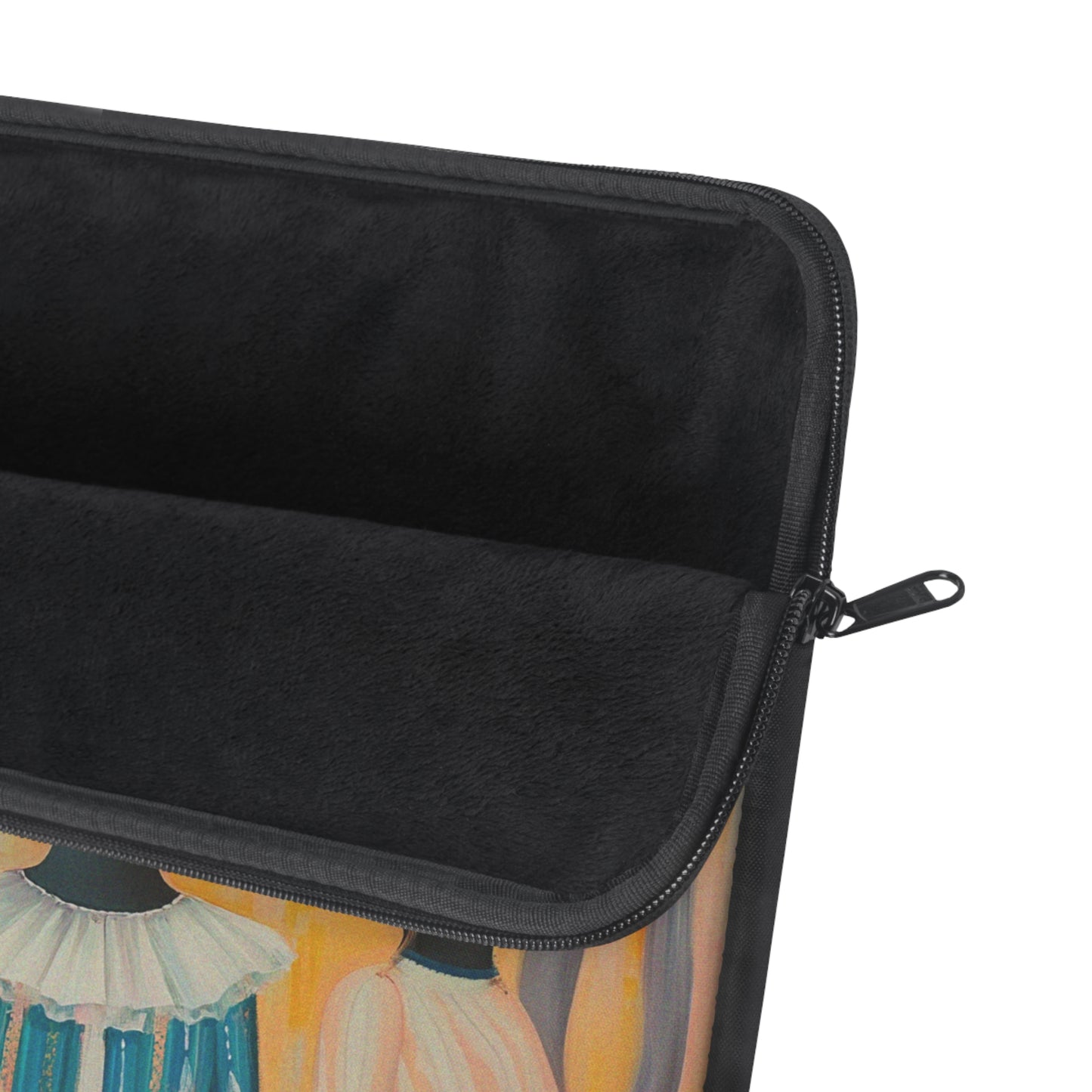 Fantasy Art - Black Unicorn Girls - Laptop Sleeve