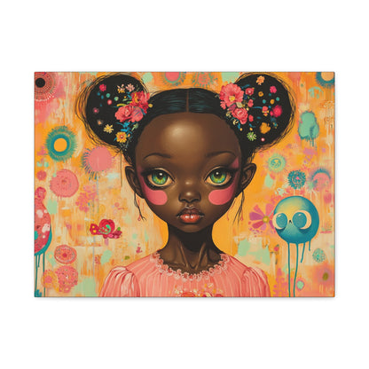 African American Pop Art Wall Canvas | On Bigger Eyes