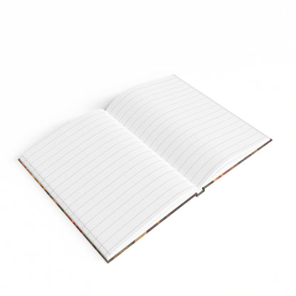 Black Girl with Crown & Dear in Forest, Hardcover Writing Journal