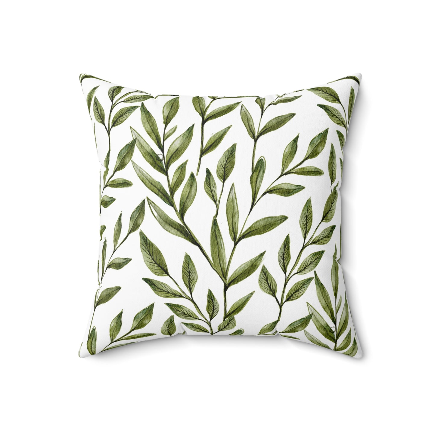 Black Woman, Yellow Bird & Flowers Art | Square Pillow with Zipper | 4 sizes