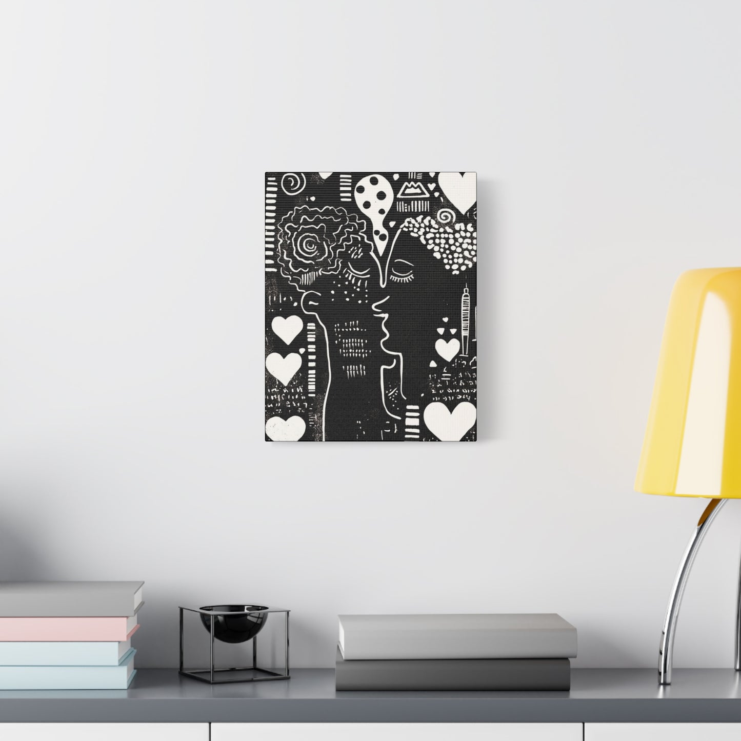 Black & White Canvas Wall Art | Love & Nostalgia
