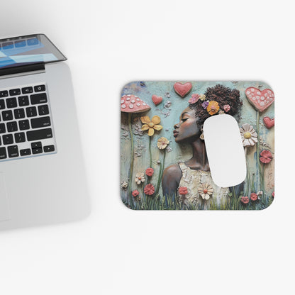 Beauty and Shrooms | Mouse Pad (Rectangle)