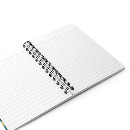 Flowers, Water, and Black Woman | Spiral Bound & Lined Journal