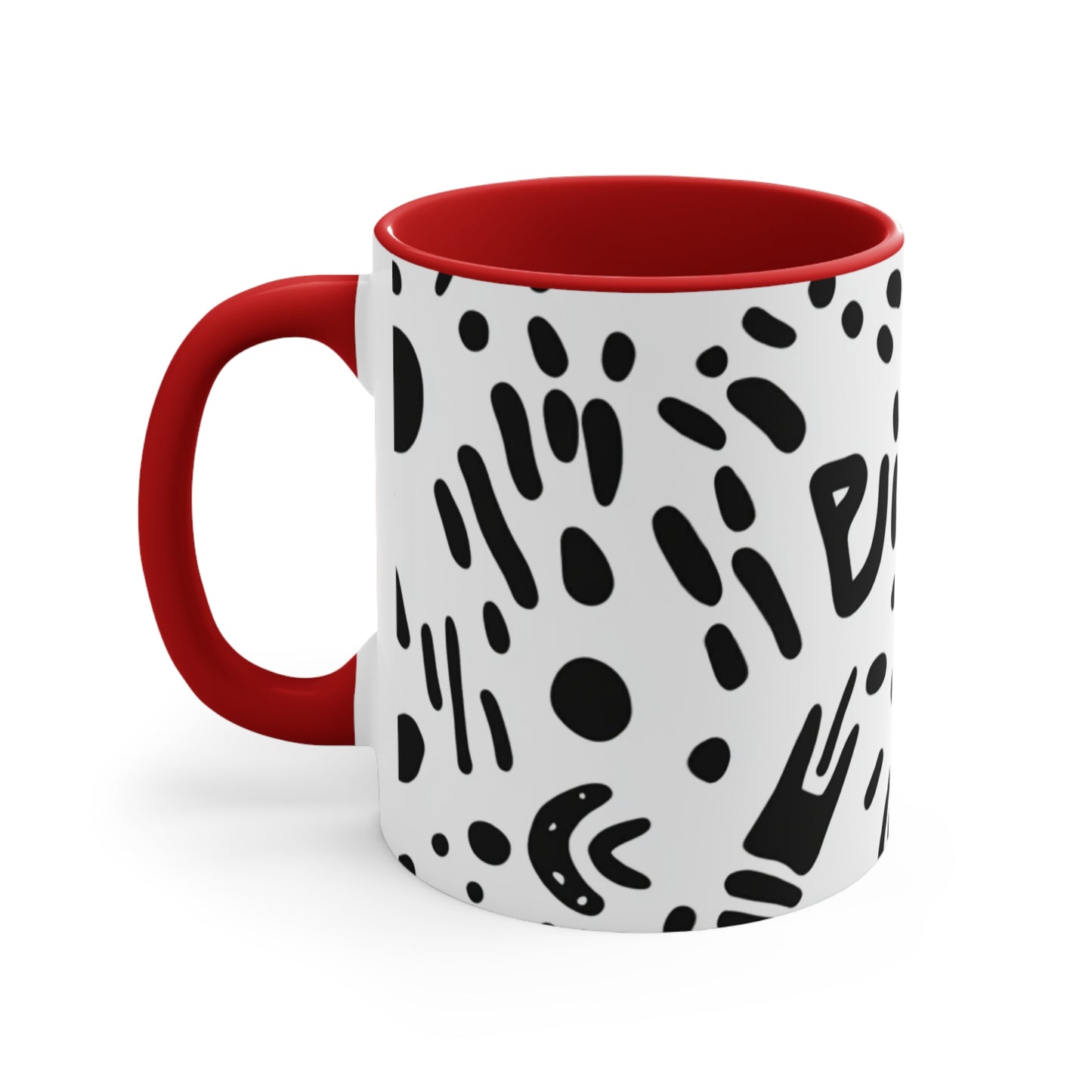 Artistic Accent Mug for Home Decor, Unique Coffee Cup, Stylish Drinkware