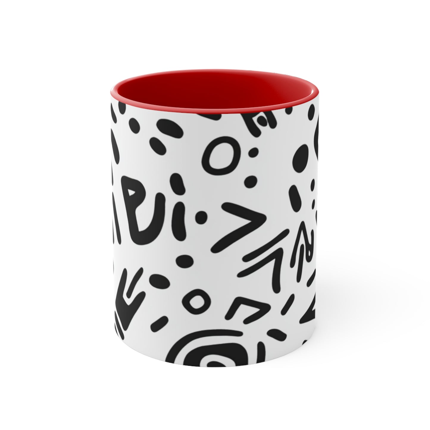 Artistic Accent Mug for Home Decor, Unique Coffee Cup, Stylish Drinkware