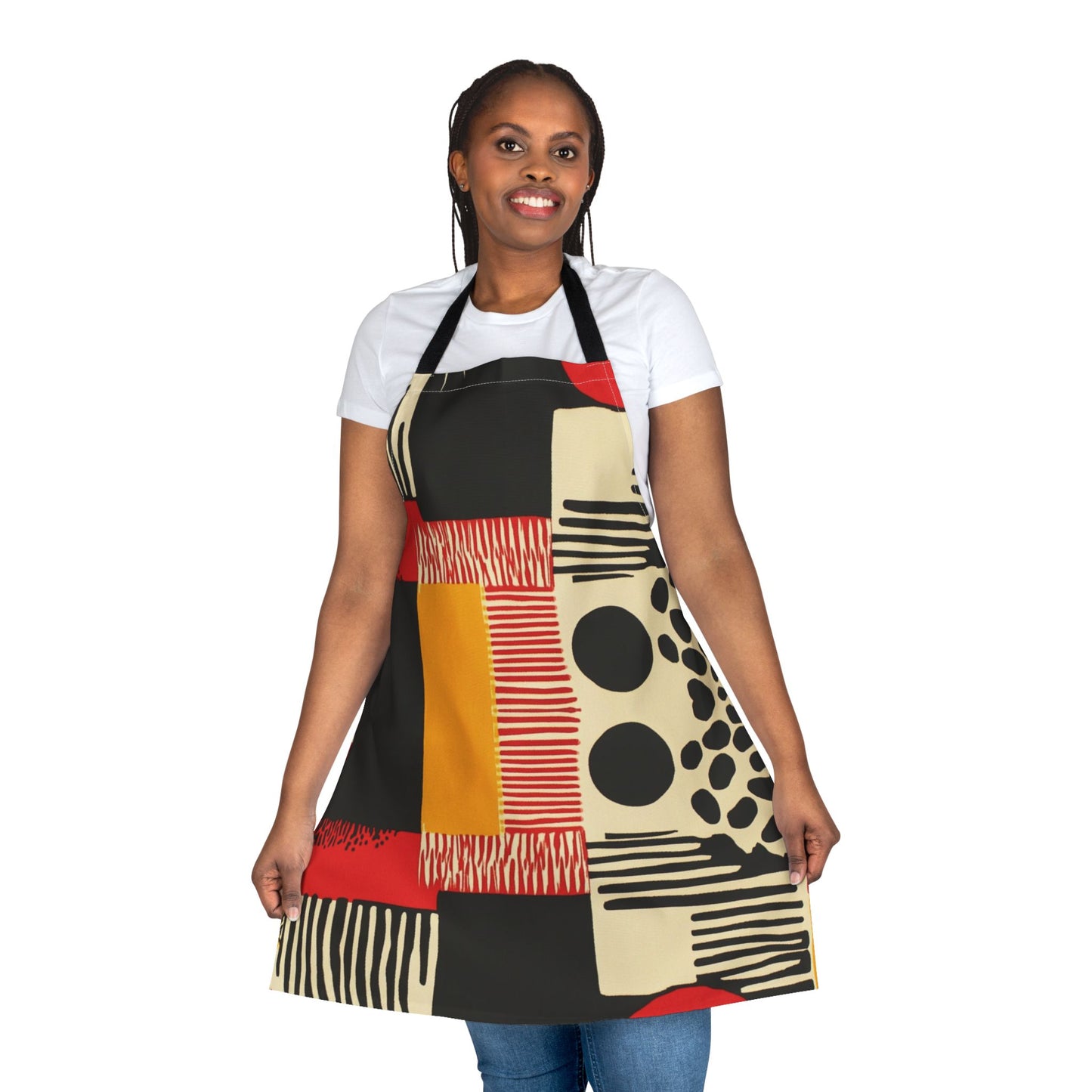 Minimalist Colorful Artistic Apron - For Cooking & Crafting