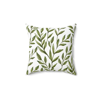 Black Woman, Yellow Bird & Flowers Art | Square Pillow with Zipper | 4 sizes