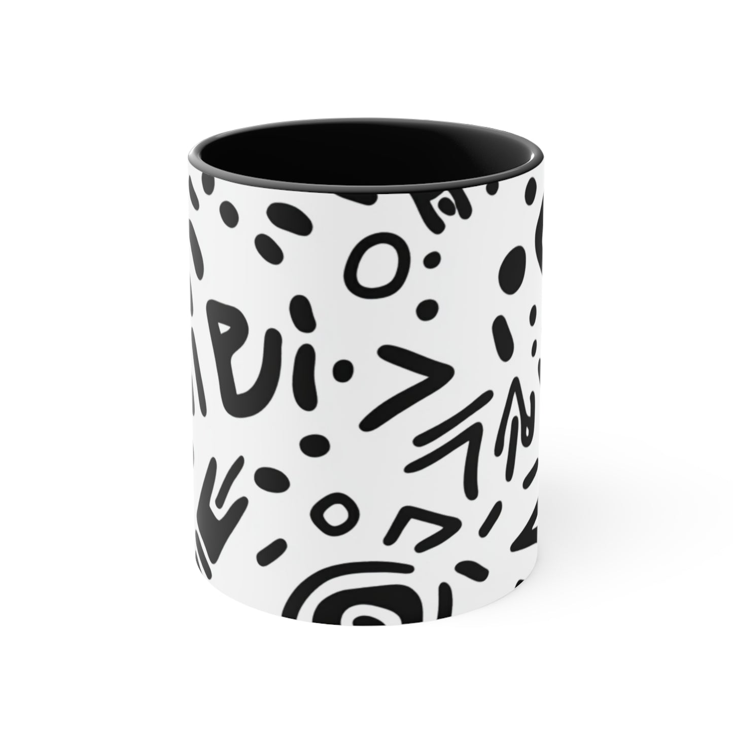 Artistic Accent Mug for Home Decor, Unique Coffee Cup, Stylish Drinkware