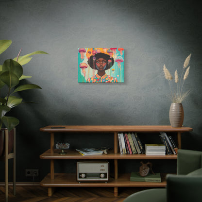 Jellyfish Canvas Art for Nursery, Living Room or Hallway