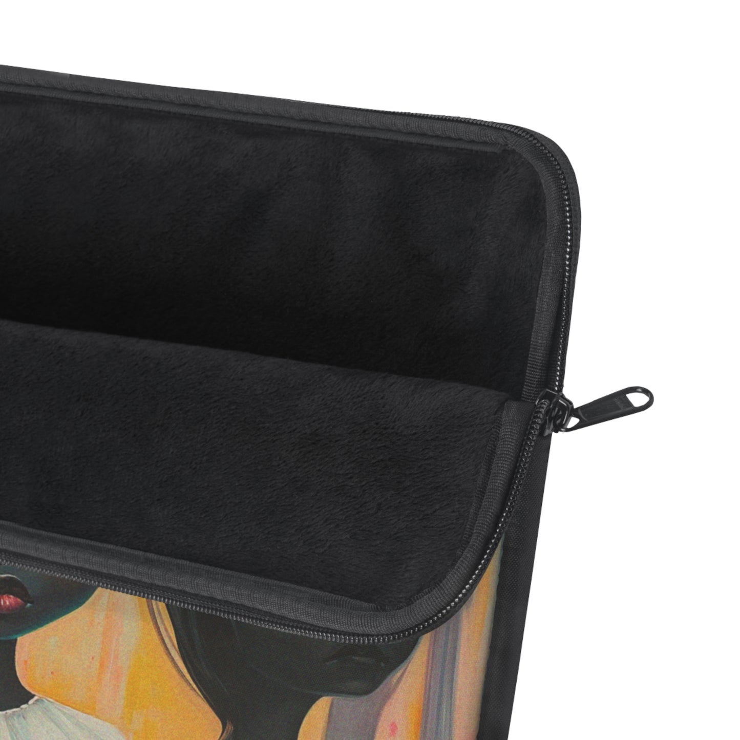 Fantasy Art - Black Unicorn Girls - Laptop Sleeve