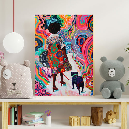 Funkier Than #2 | Canvas Art | Abstract African American Art