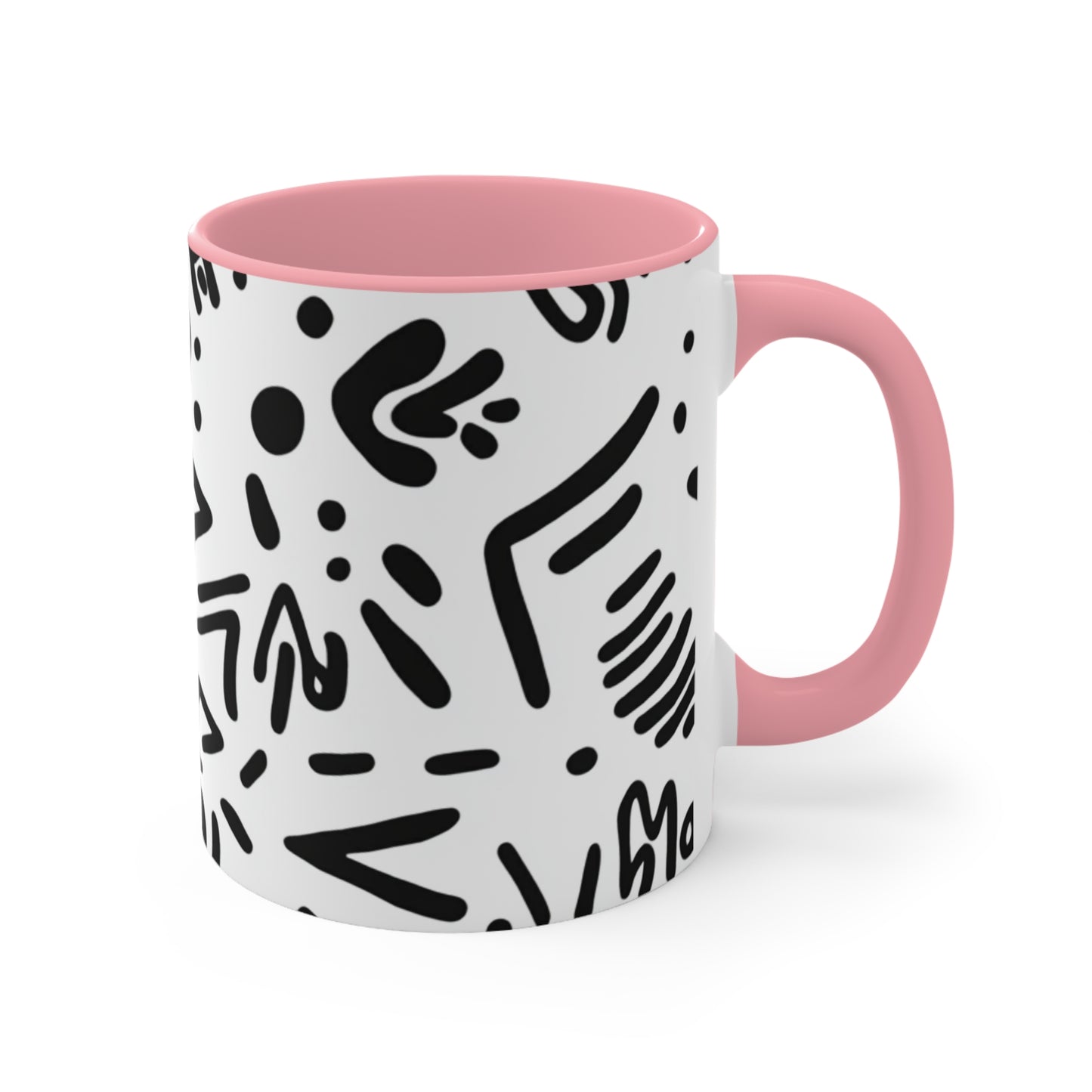 Artistic Accent Mug for Home Decor, Unique Coffee Cup, Stylish Drinkware