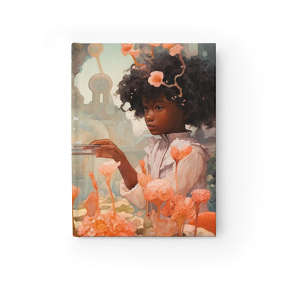 Hardcover Fantasy Journal – Black Girls Cosmic-Inspired Art, Lined for Writers