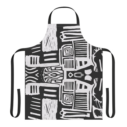 Monochrome - Black & White Apron - Kitchen Lovers and Crafters