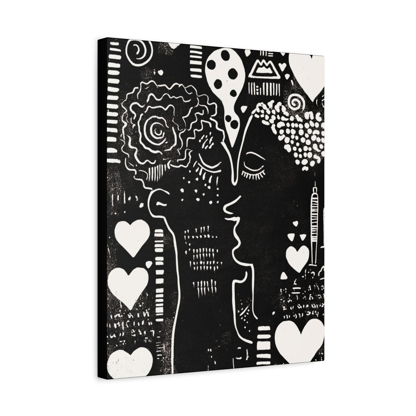 Black & White Canvas Wall Art | Love & Nostalgia