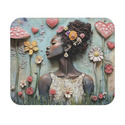 Beauty and Shrooms | Mouse Pad (Rectangle)