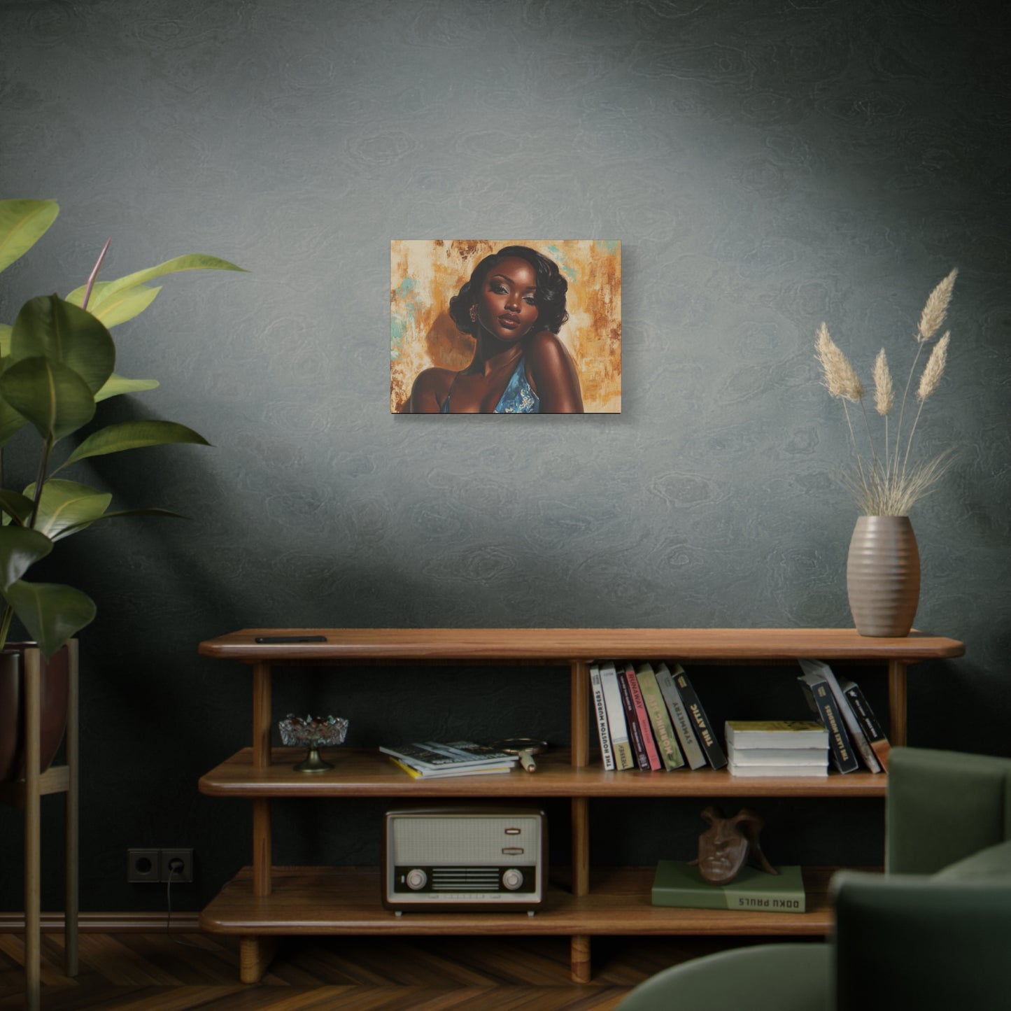 Vintage African American Glamour Canvas Art | Sunkissed
