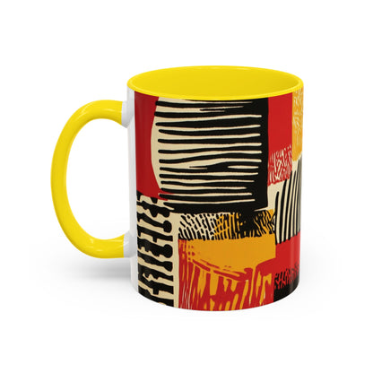Modernist Textile Pattern Mug - 11oz