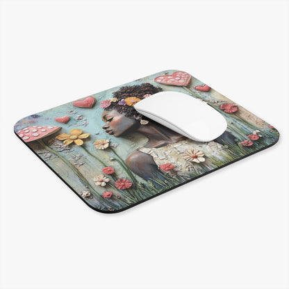 Beauty and Shrooms | Mouse Pad (Rectangle)