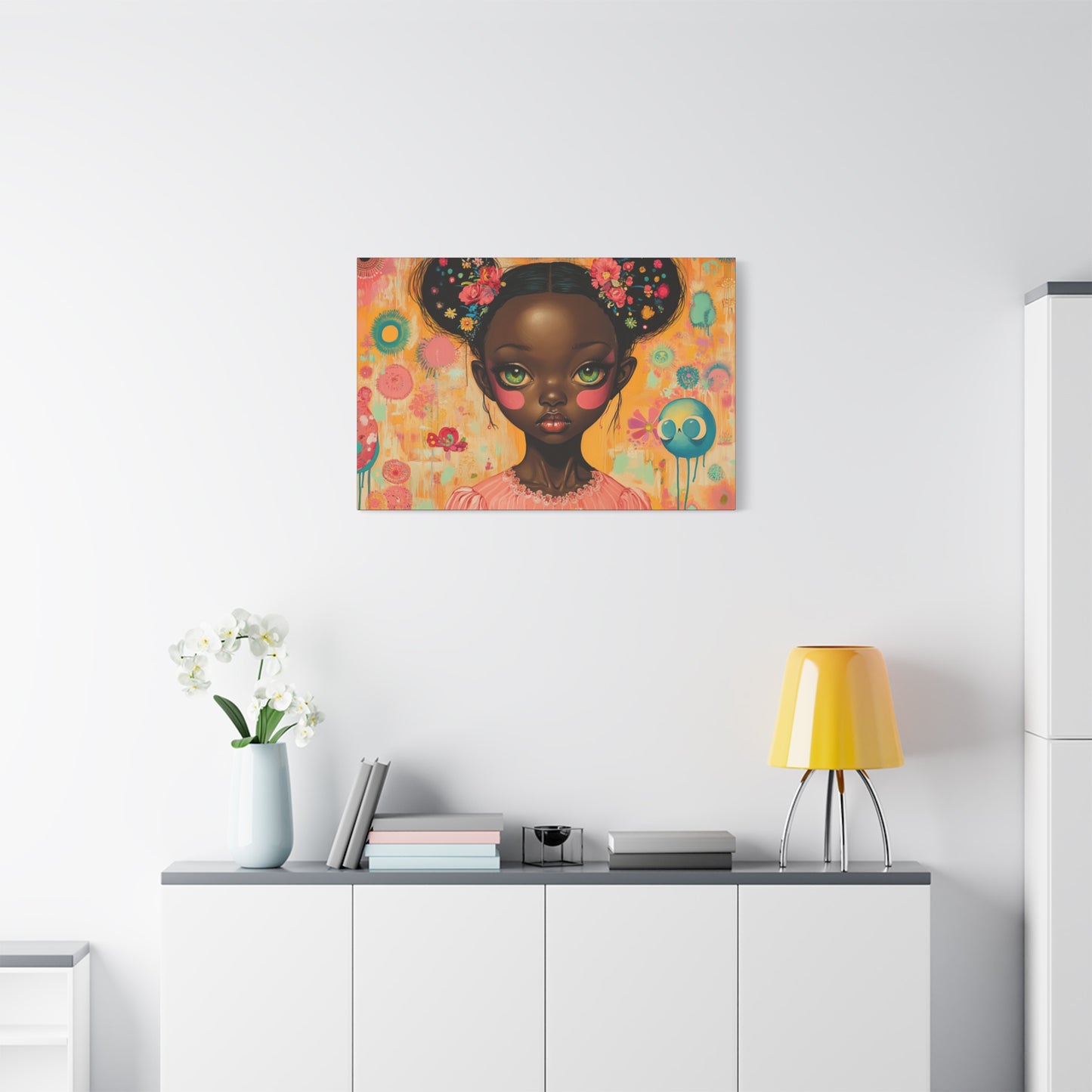 African American Pop Art Wall Canvas | On Bigger Eyes