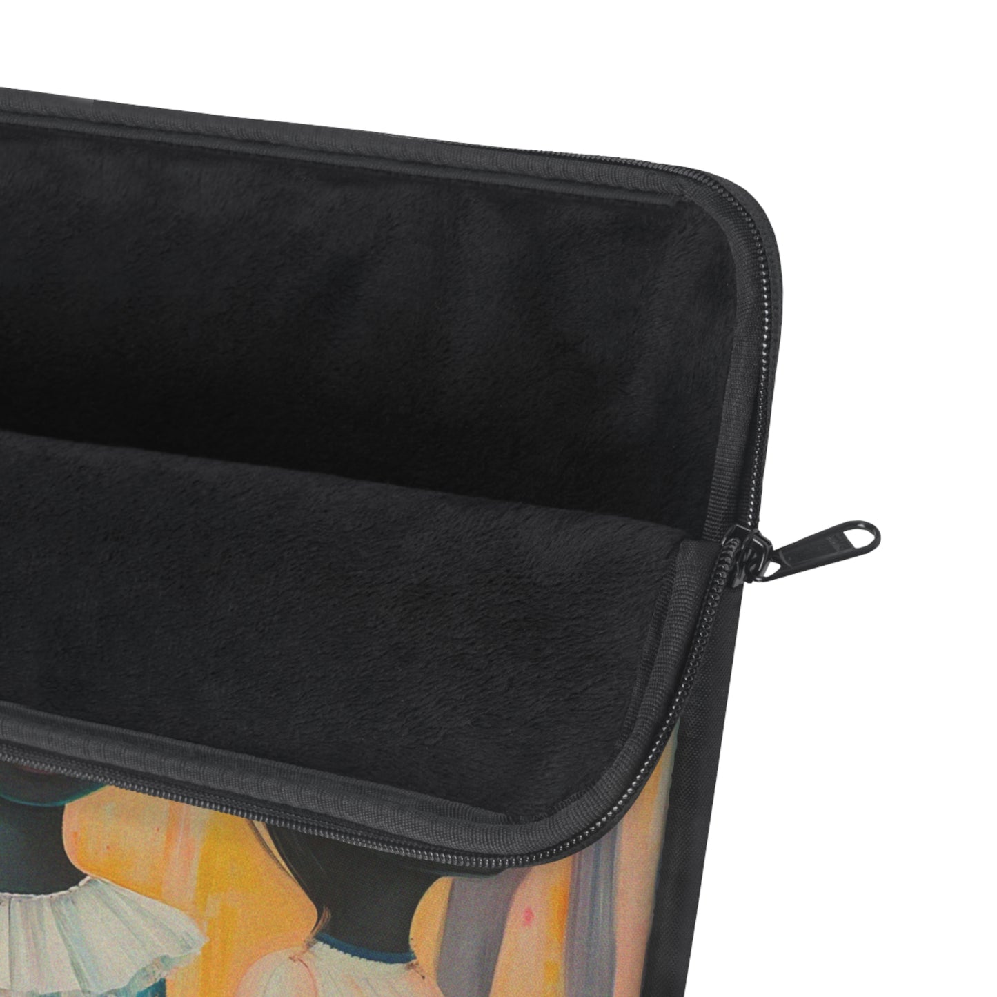 Fantasy Art - Black Unicorn Girls - Laptop Sleeve
