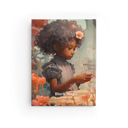 Hardcover Fantasy Journal – Black Girls Cosmic-Inspired Art, Lined for Writers