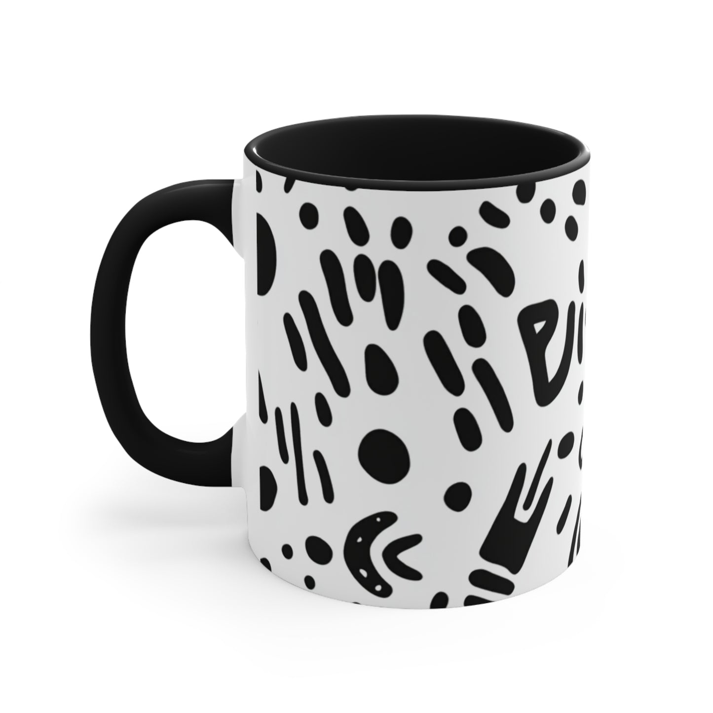 Artistic Accent Mug for Home Decor, Unique Coffee Cup, Stylish Drinkware