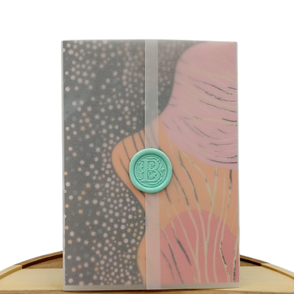 Abstract Dot Greeting Card - Blank Inside