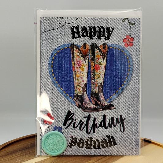 Giddy Up for a Great Birthday with Our "Happy Birthday Podnah!" Card