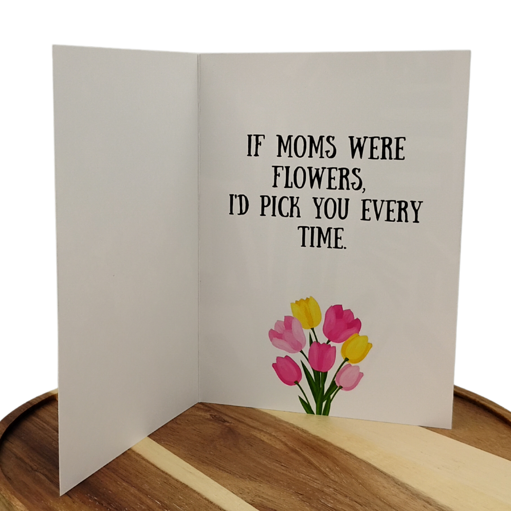 Celebrate Her Unique Beauty with "Favorite Flower" Greeting Card