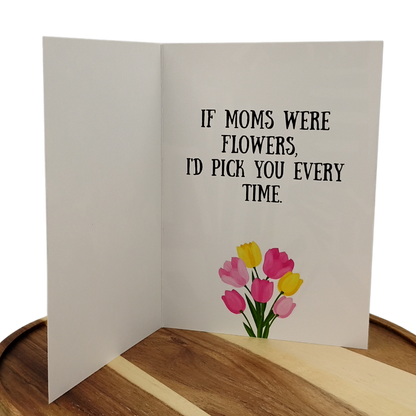 Celebrate Her Unique Beauty with "Favorite Flower" Greeting Card