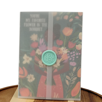 Celebrate Her Unique Beauty with "Favorite Flower" Greeting Card