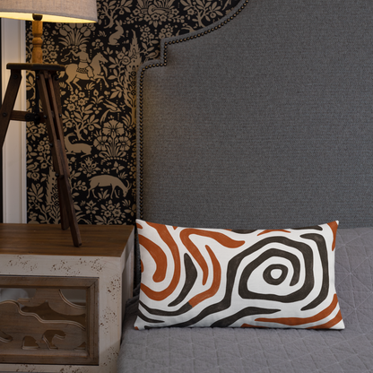 Black & Brown Pillow - Home Decor