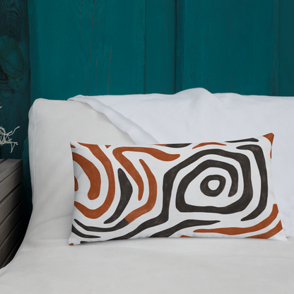 Black & Brown Pillow - Home Decor
