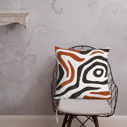 Black & Brown Pillow - Home Decor