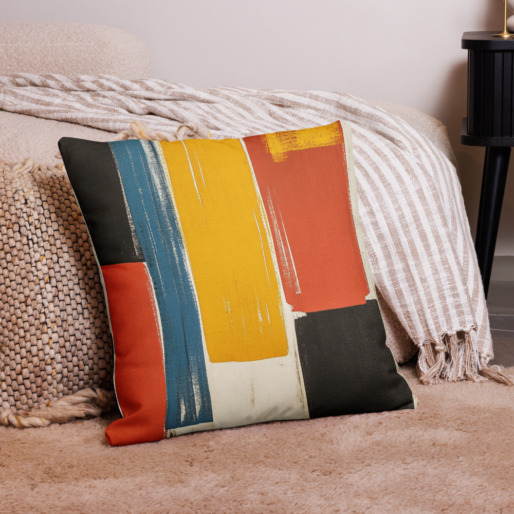 Vibrant Pattern Pillow – Eye-Catching Accent Pillow for Living Room and Home Decor